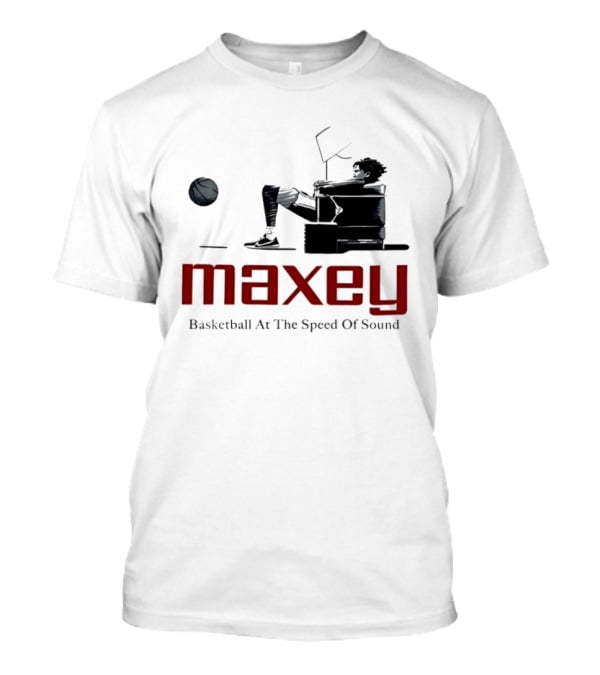 Maxey Basketball At The Speed Of Sound T-Shirt