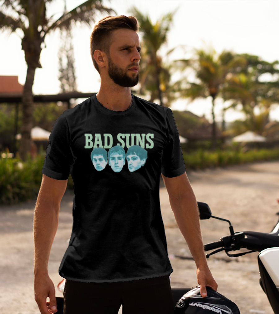 Bad Suns Band Floating Heads Imagery Merchandise T-Shirt
