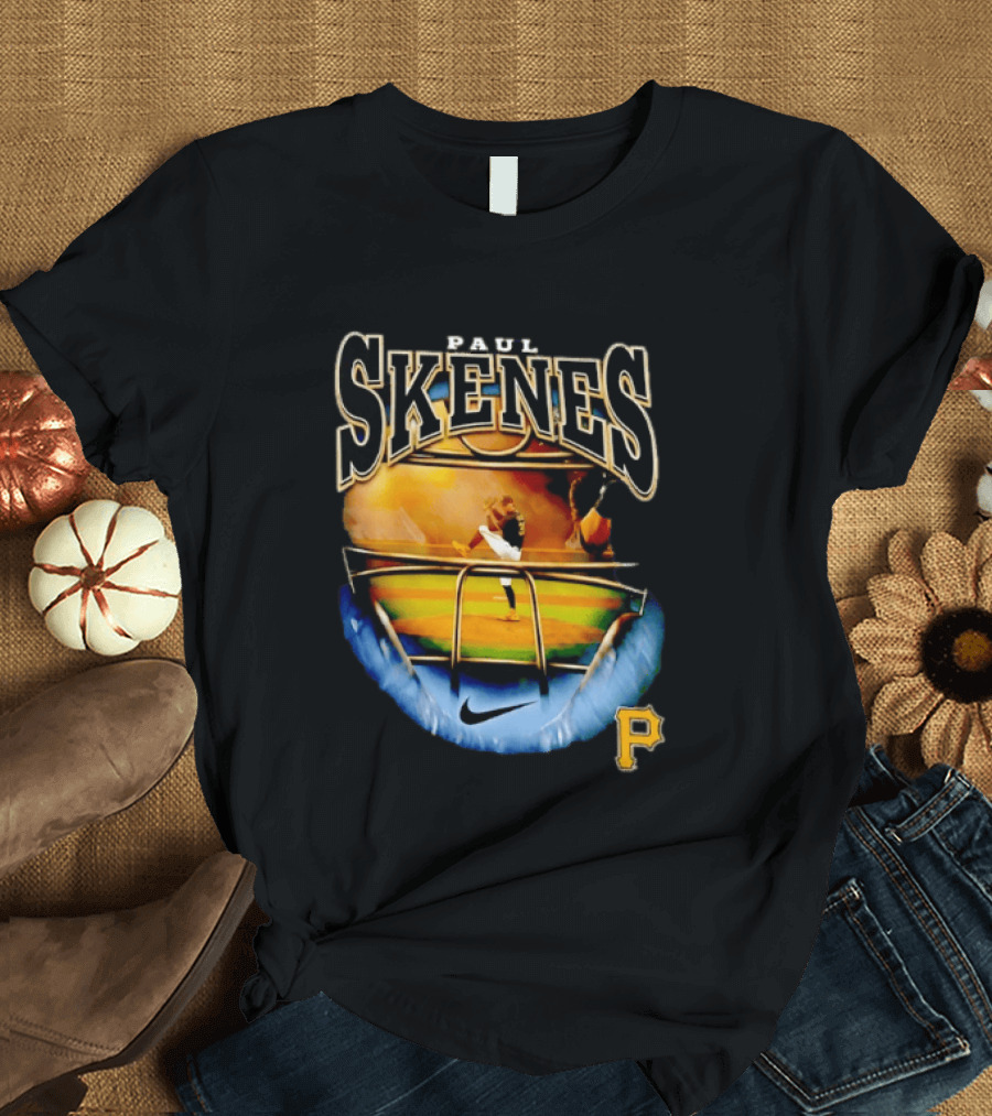 Paul Skenes Pittsburgh Pirates Ballpark Action Nike T-Shirt