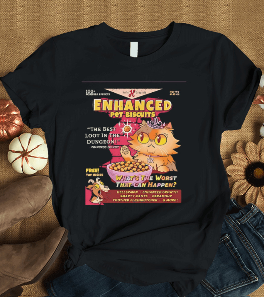 Enhanced Pet Biscuits Princess Donut Best Loot In The Dungeon T-Shirt