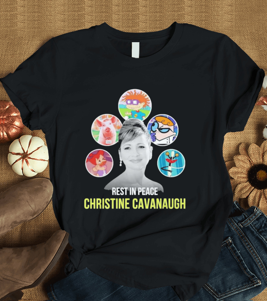 Rest In Peace Christine Cavanaugh Chuckie Dexter Babe Gosalyn Globehornet T-Shirt
