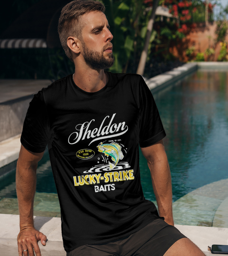 Sheldon Lucky Strike Baits Vintage 1998 Tys Dyes Outdoor Gear T-Shirt