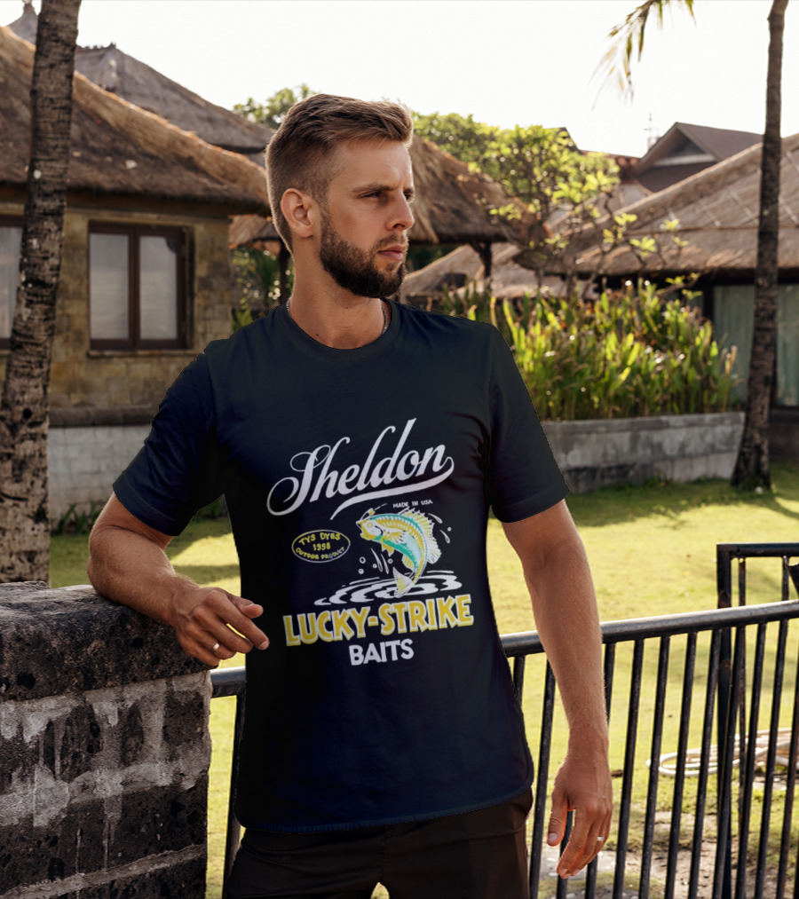 Sheldon Lucky Strike Baits Vintage 1998 Tys Dyes Outdoor Gear T-Shirt