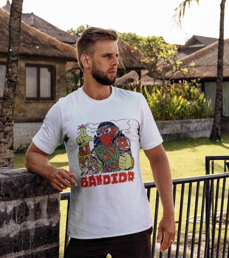 Most Wanted Bandido Lucha Libre Wrestler Suplex Champion T-Shirt