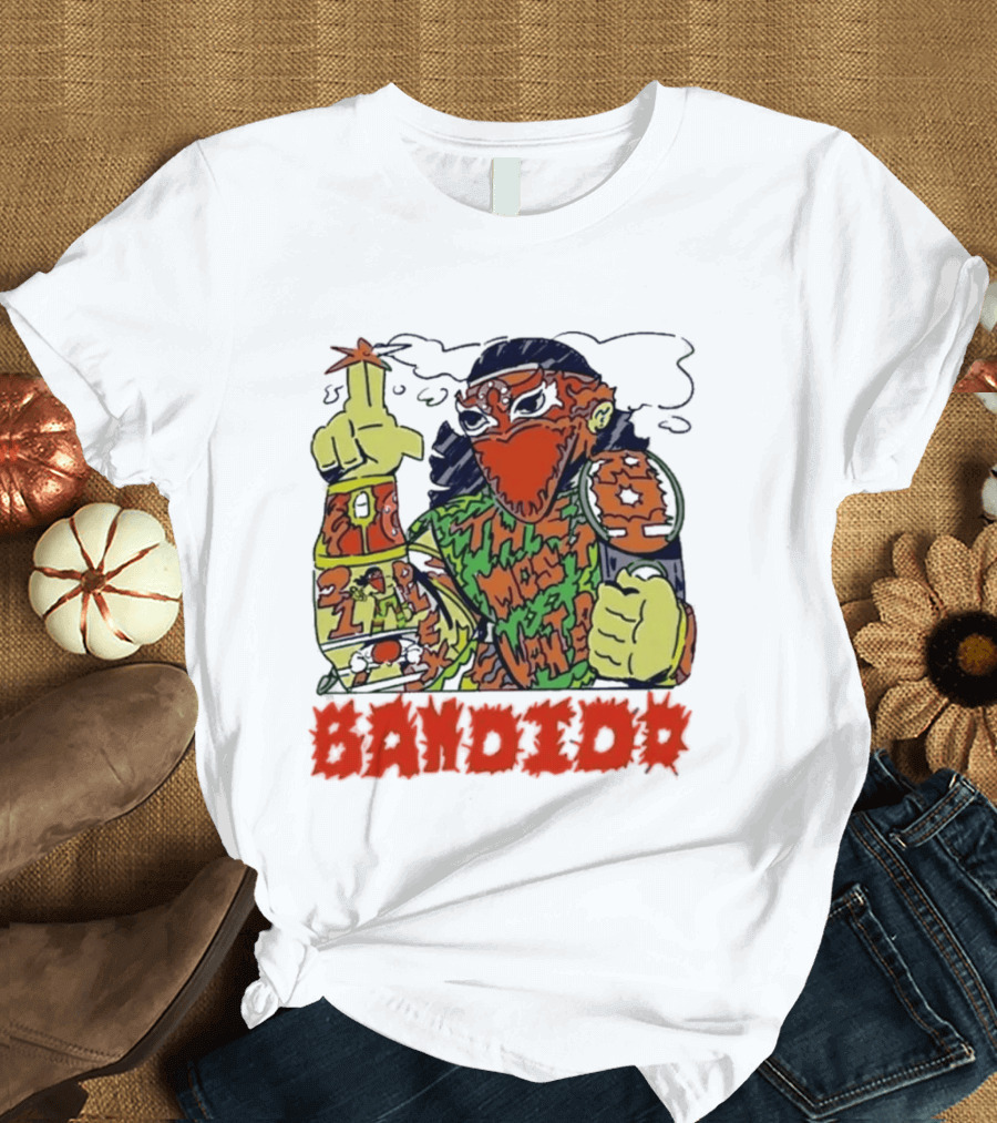 Most Wanted Bandido Lucha Libre Wrestler Suplex Champion T-Shirt