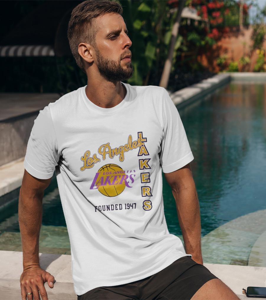 Los Angeles Lakers Founded 1947 NBA Basketball Team T-Shirt