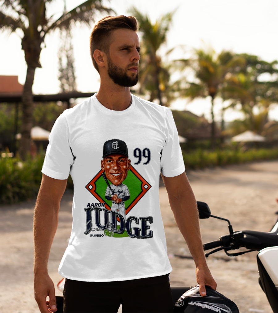 Aaron Judge New York Yankees Player 99 Caricature T-Shirt