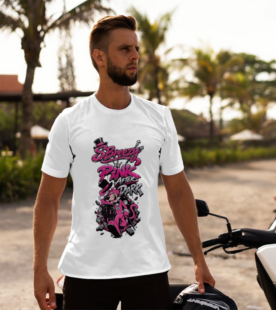 SBreezy Pink After Dark Cartoon T-Shirt