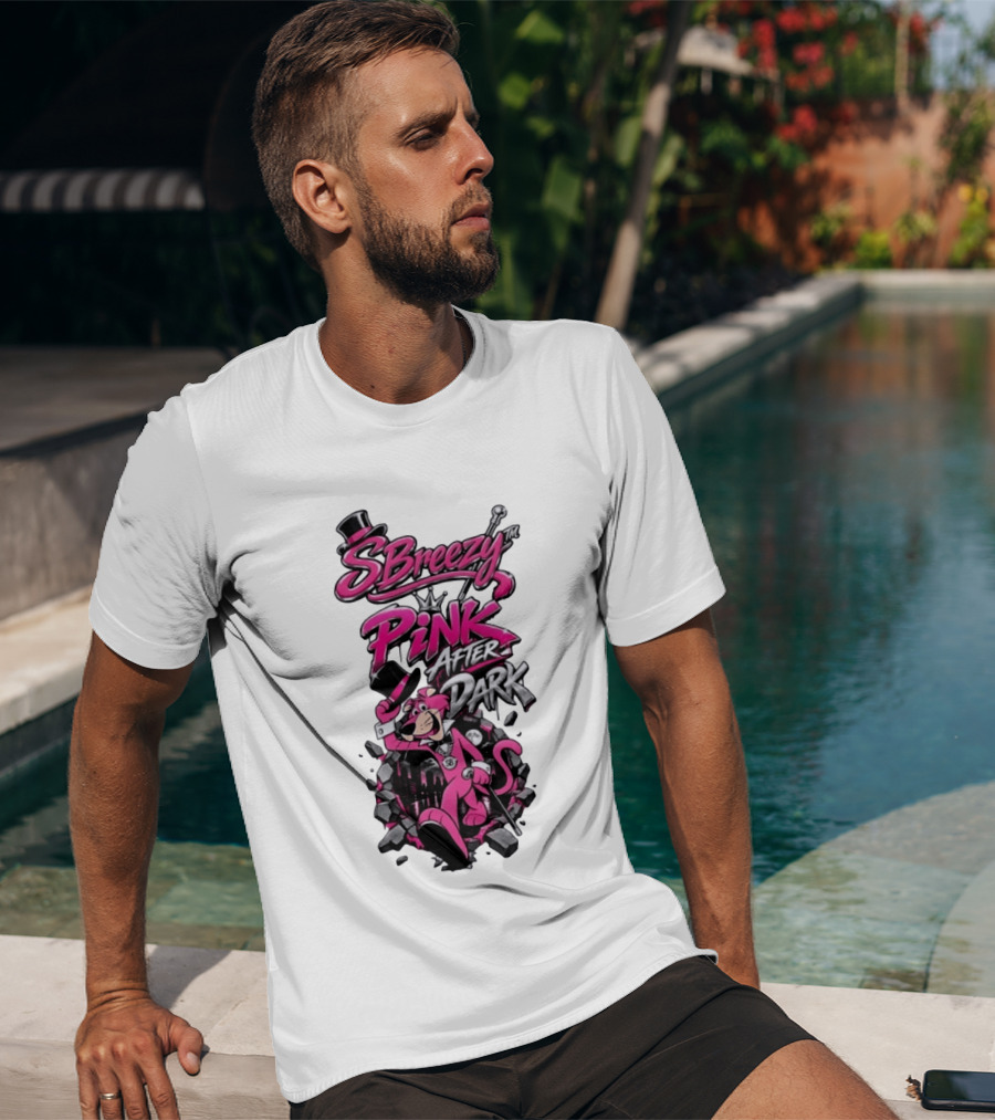 SBreezy Pink After Dark Cartoon T-Shirt