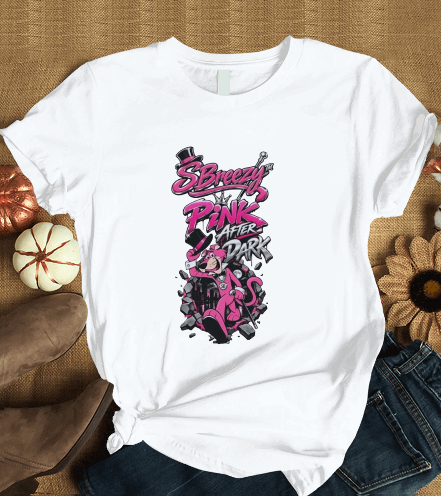 SBreezy Pink After Dark Cartoon T-Shirt
