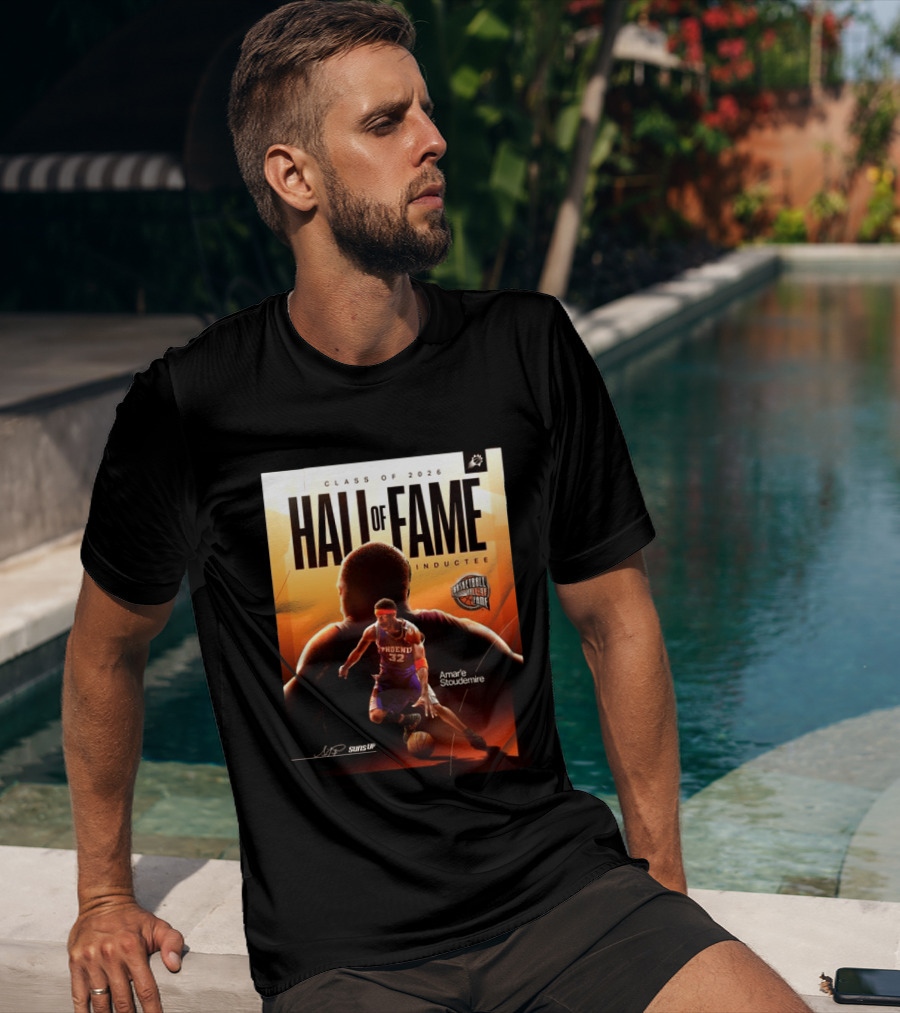 Class Of 2026 Hall Of Fame Inductee Amar'e Stoudemire Phoenix Suns Basketball T-Shirt
