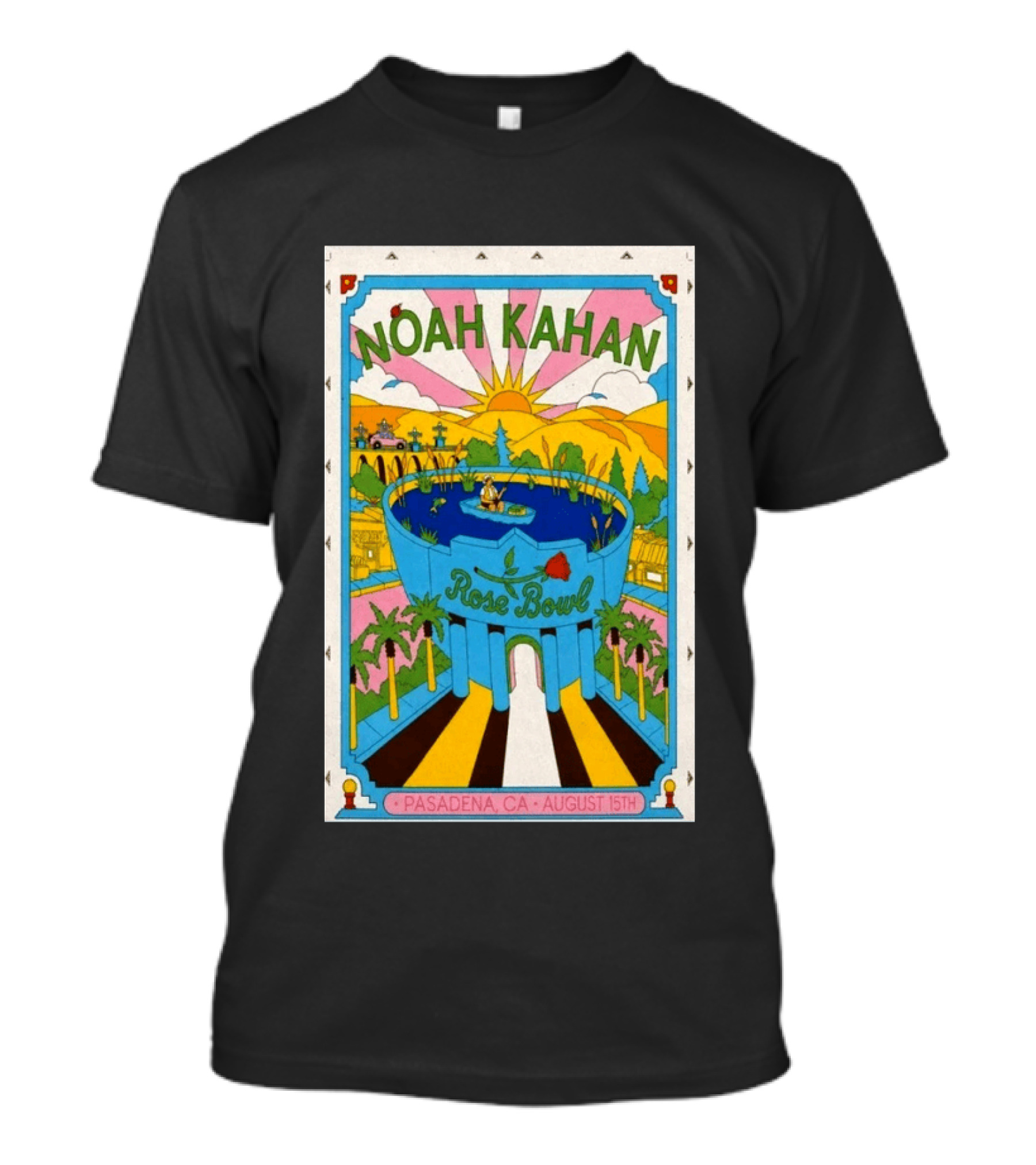 Noah Kahan Rose Bowl Pasadena CA August 15th 2026 T-Shirt