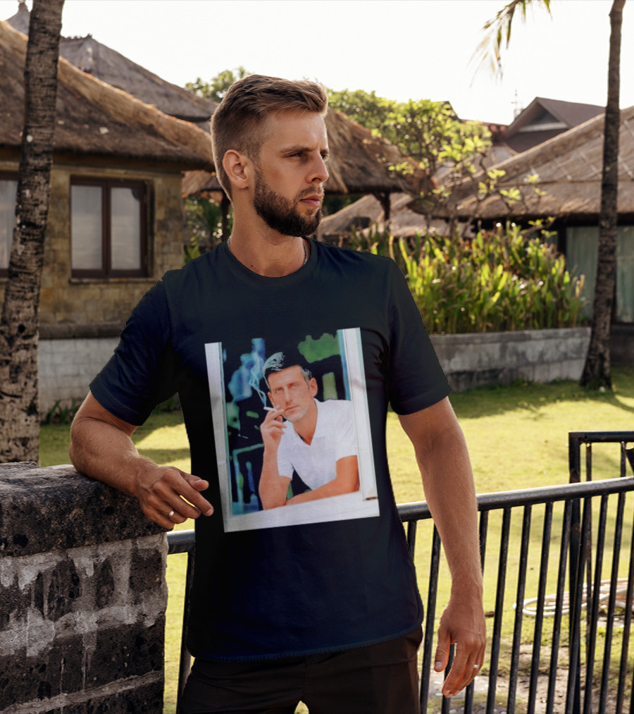Novak Djokovic Smoking Tennis ATP Champion T-Shirt