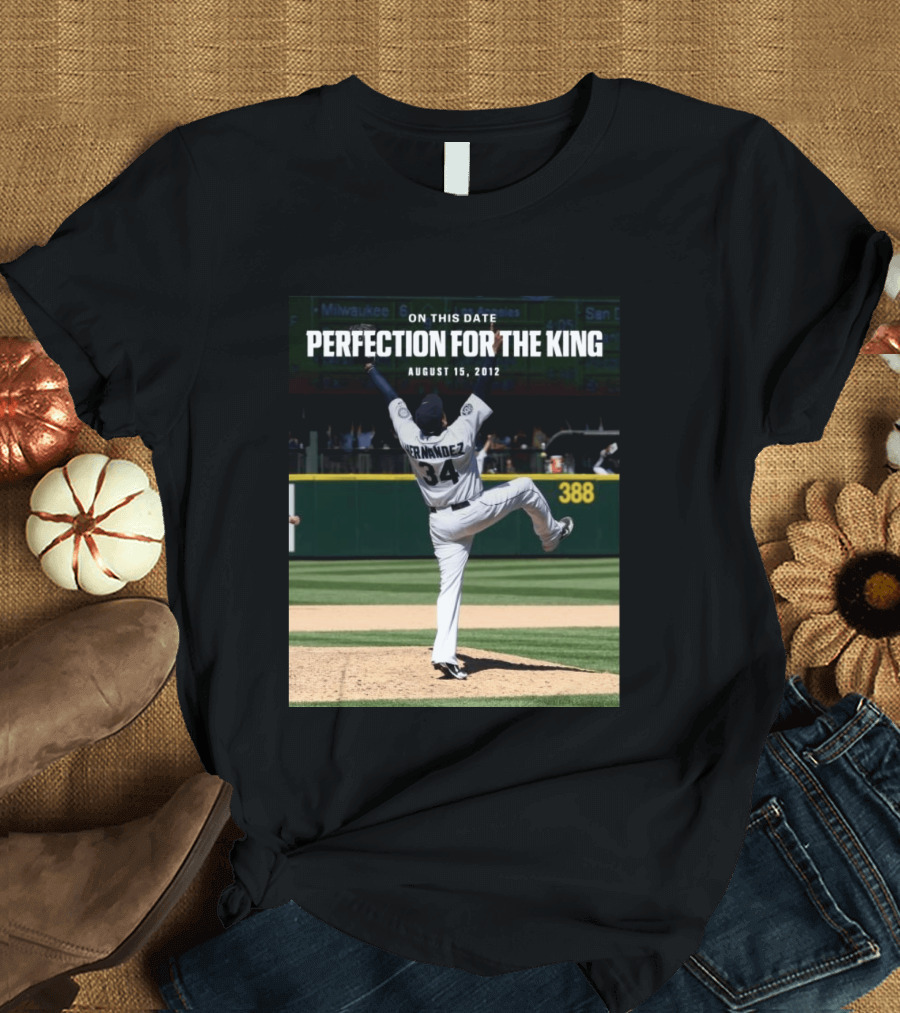 On This Date Perfection For The King Hernandez 34 August 15 2012 T-Shirt