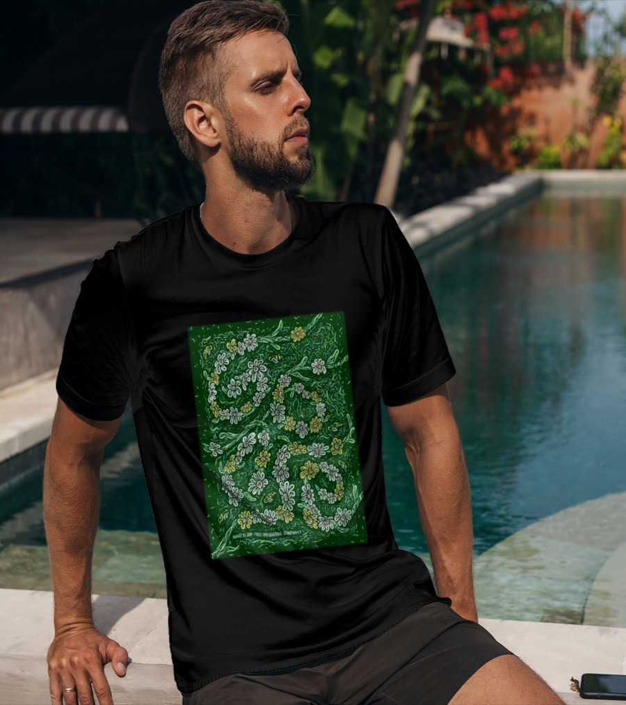Goose 2026 Frost Amphitheater Stanford CA August 15 Floral T-Shirt