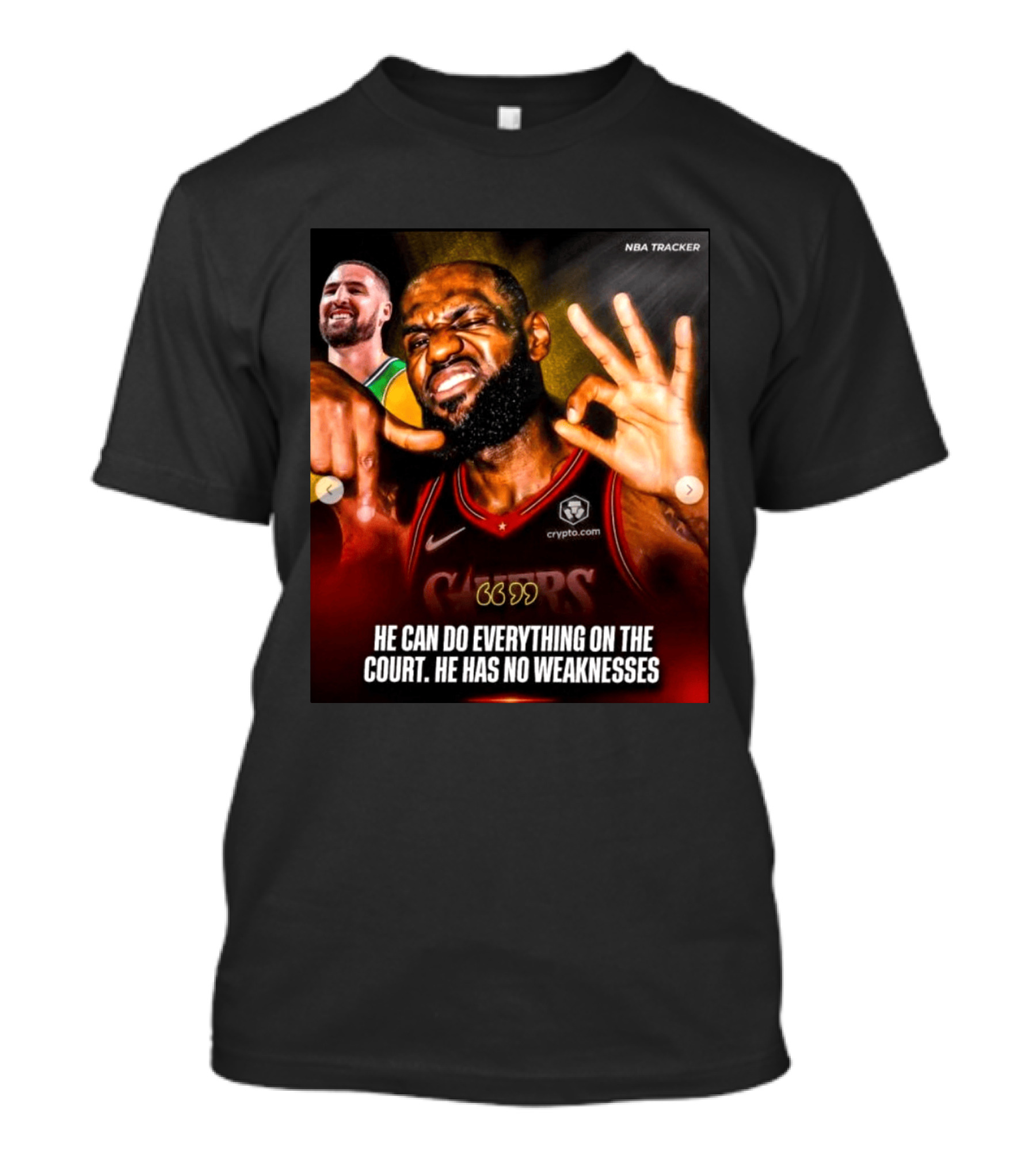 He Can Do Everything On The Court He Has No Weaknesses Crypto Lakers NBA Tracker T-Shirt