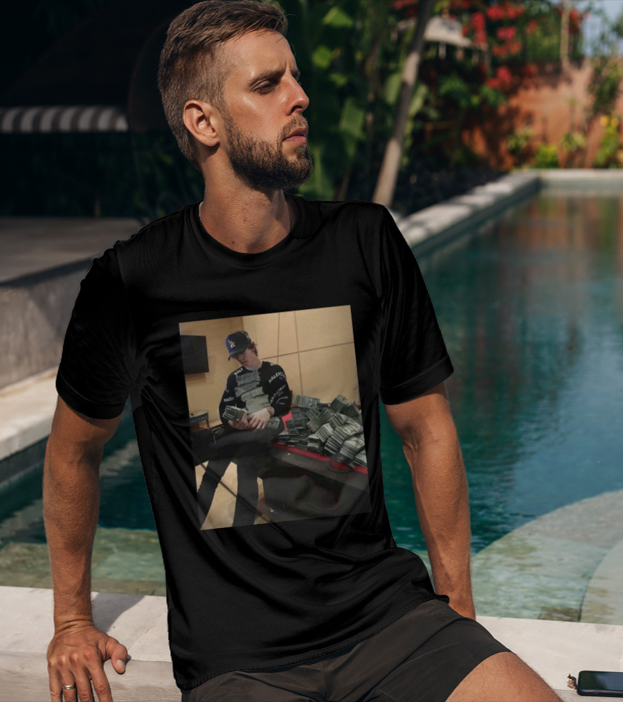 Balenciaga Black Stacks Of Cash T-Shirt