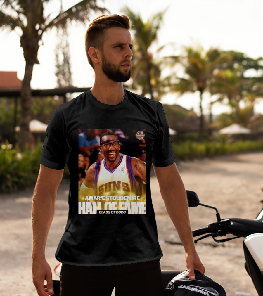 Amar'e Stoudemire Basketball Hall Of Fame Class Of 2026 Suns T-Shirt