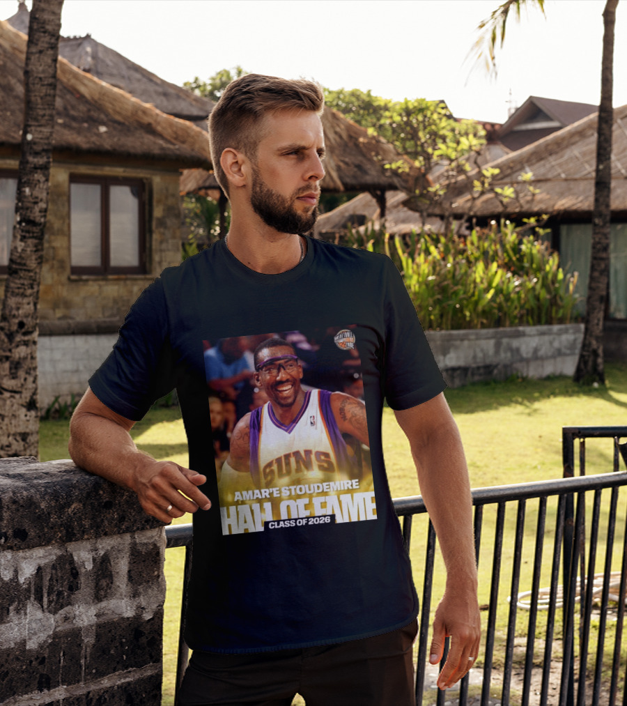 Amar'e Stoudemire Basketball Hall Of Fame Class Of 2026 Suns T-Shirt