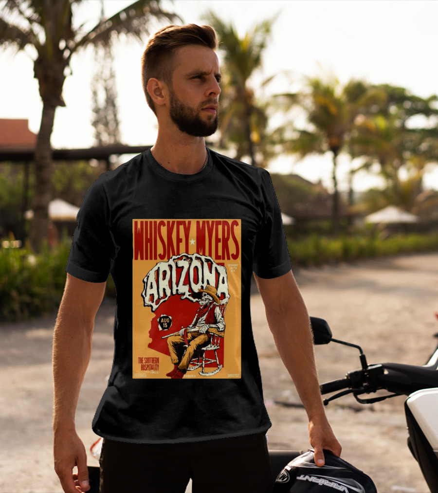 Whiskey Myers Arizona Aug 15 The Southern Hospitality Tour Phoenix 2026 T-Shirt