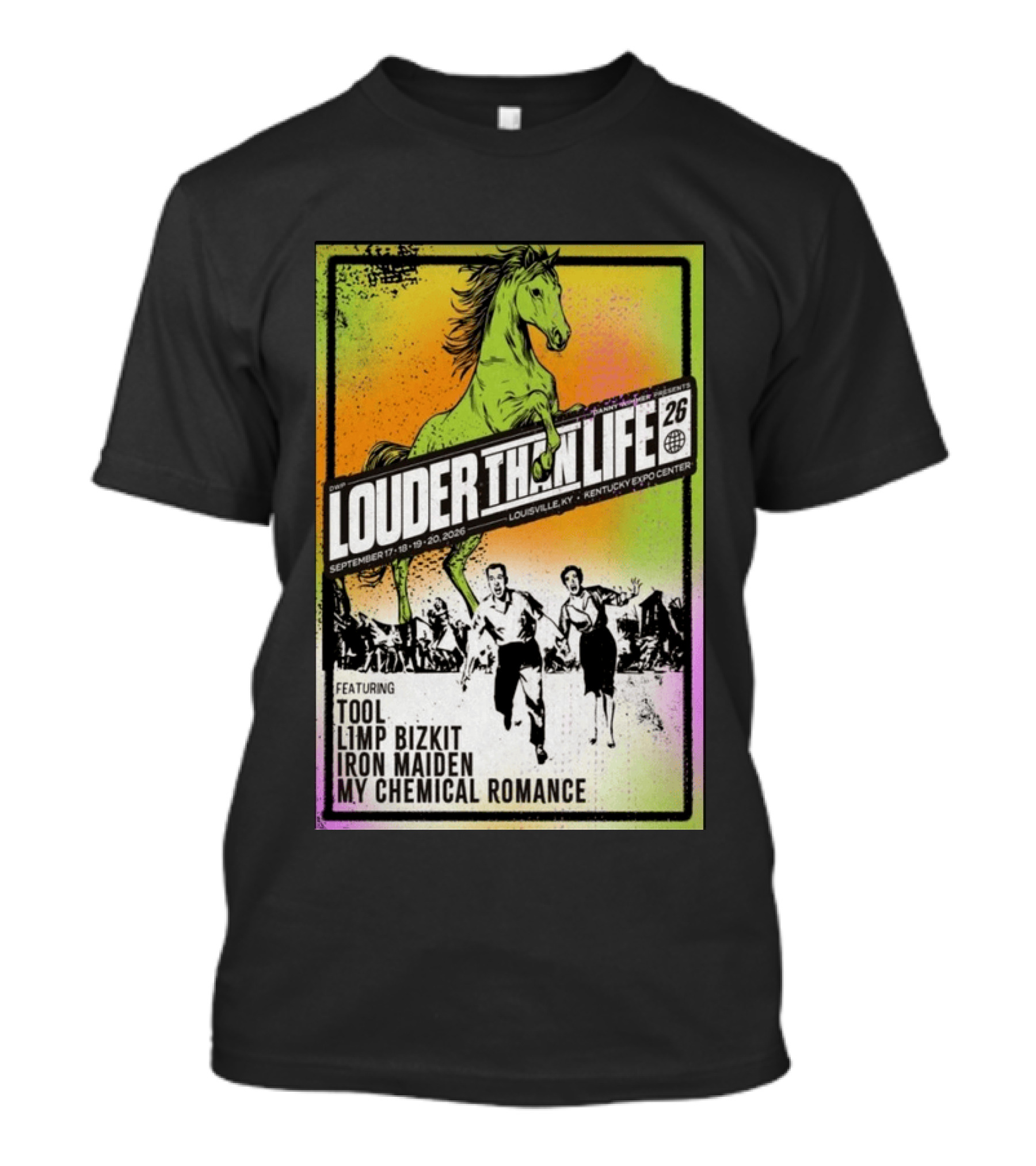 Louder Than Life 2026 Louisville KY Featuring Tool Limp Bizkit Iron Maiden My Chemical Romance T-Shirt
