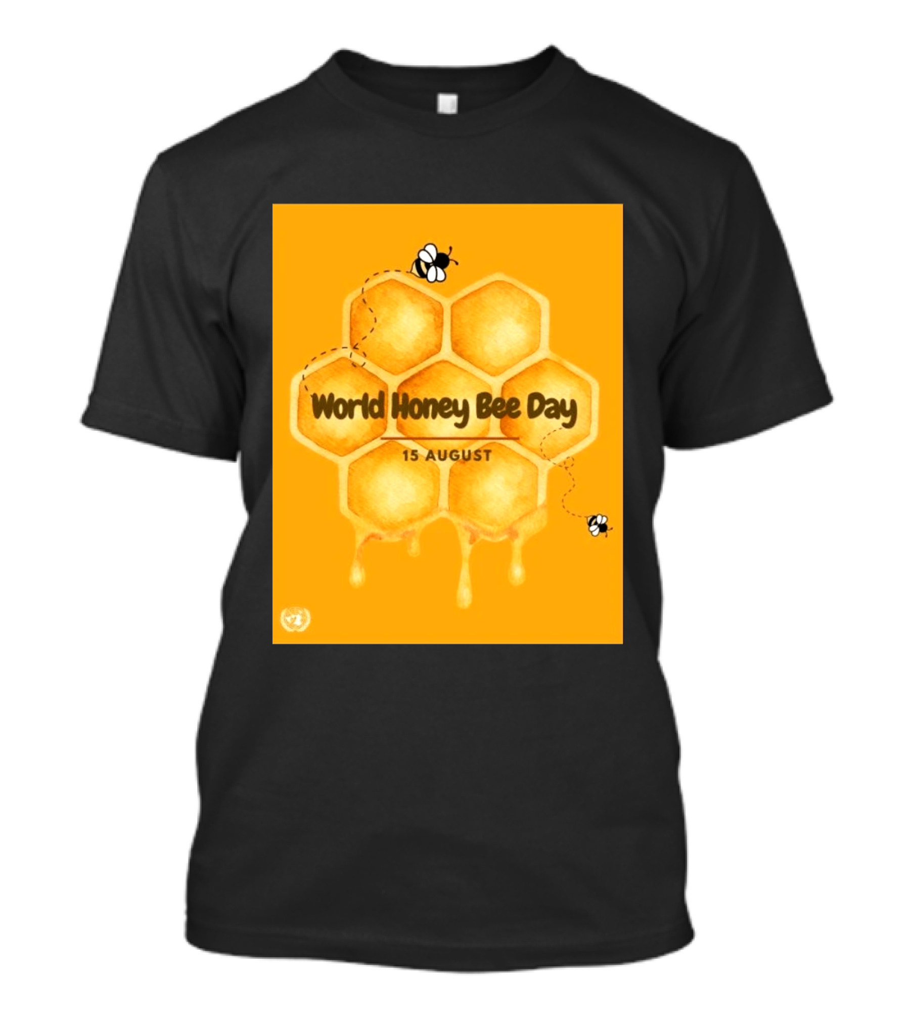 World Honey Bee Day 15 August Honeycomb T-Shirt