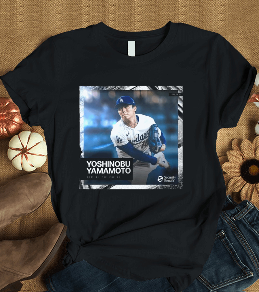 Yoshinobu Yamamoto Los Angeles Dodgers Security Benefit 2026 T-Shirt