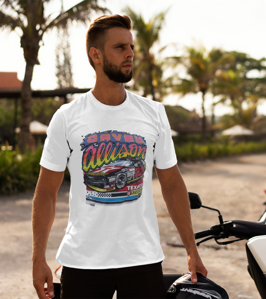 Davey Allison 28 Texaco Havoline Racing Ford Thunderbird T-Shirt