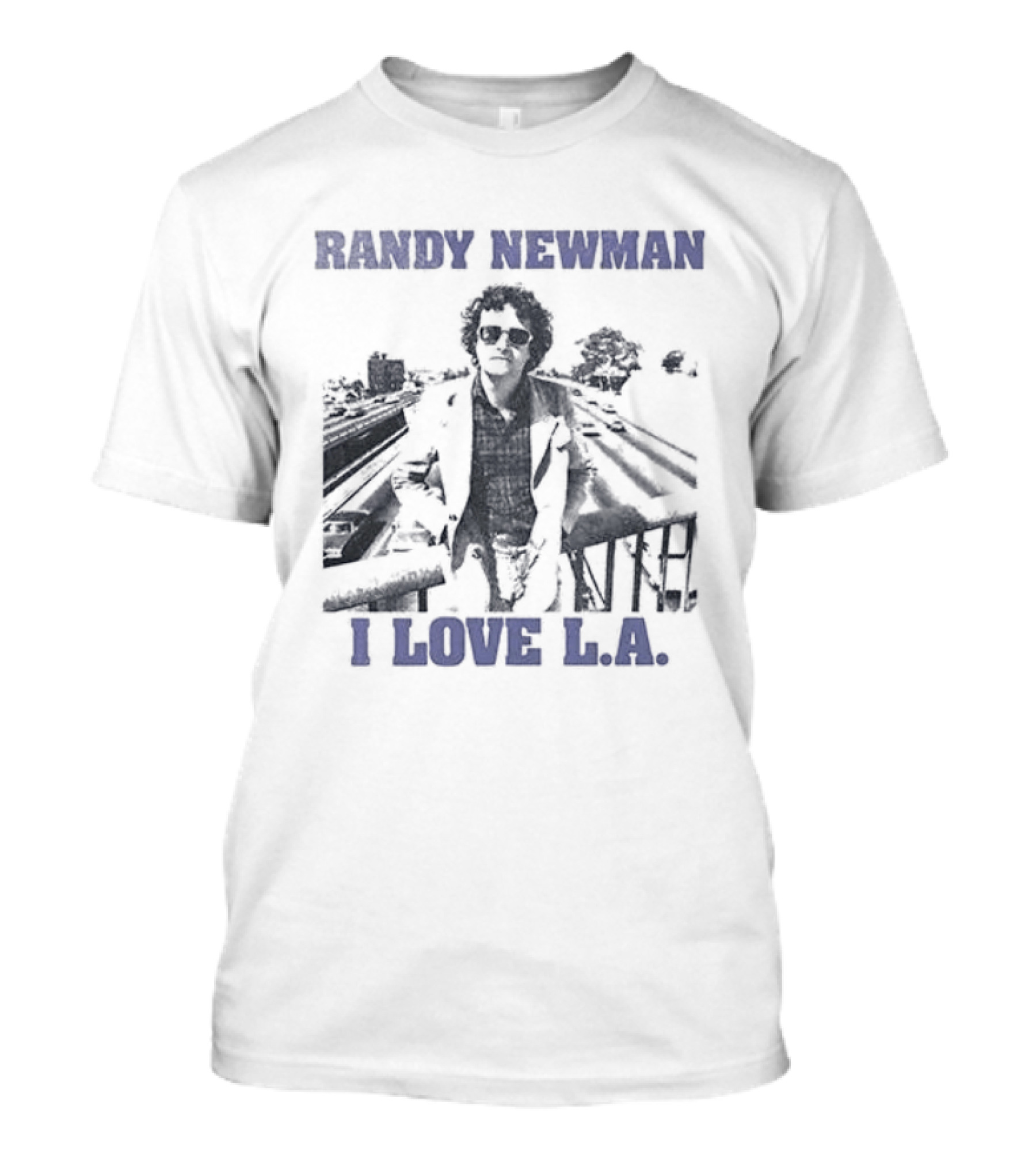 Los Angeles Dodgers Randy Newman I Love LA We Love It T-Shirt
