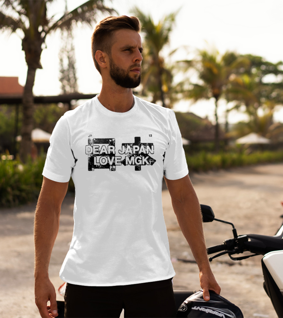 Dear Japan Love MGK Machine Gun Kelly Summer Sonic T-Shirt