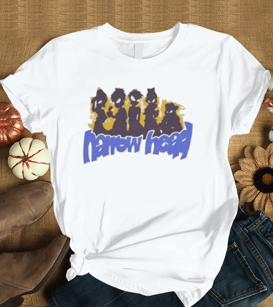 Narrow Head Silhouette Alien Characters T-Shirt