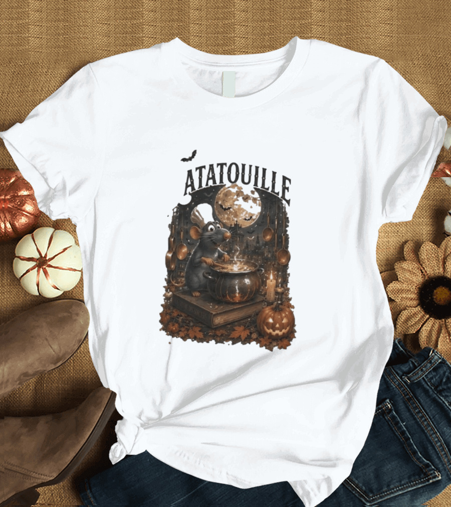 Ratatouille Halloween Cooking Adventure With Pumpkin And Chef Mouse T-Shirt