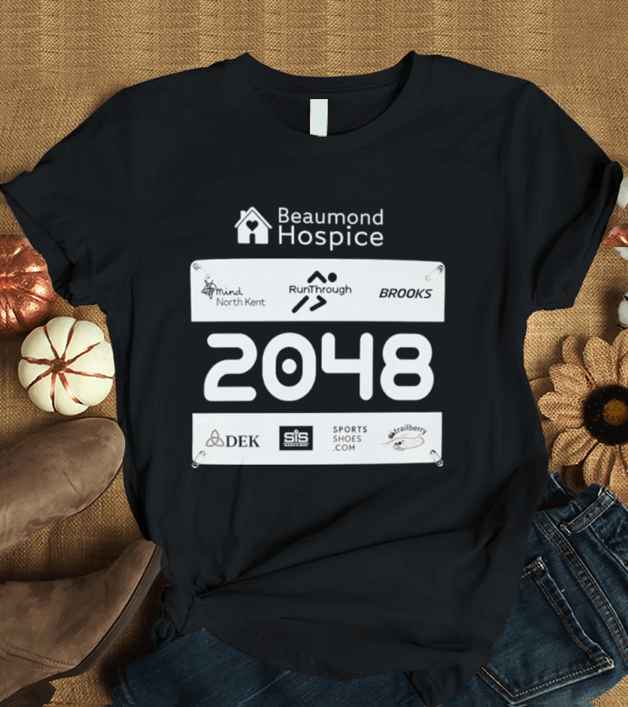 Beaumond Hospice Race Bib 2048 RunThrough Brooks Sports Shoes DEK Mind North Kent Hallbeck T-Shirt