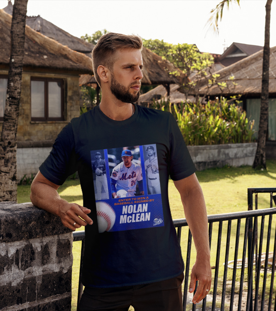 Enter To Win A Baseball Signed By Nolan McLean Mets 26 Celebrating 25 Years T-Shirt