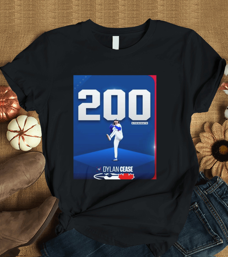 Dylan Cease 200 Strikeouts Baseball Pitcher T-Shirt