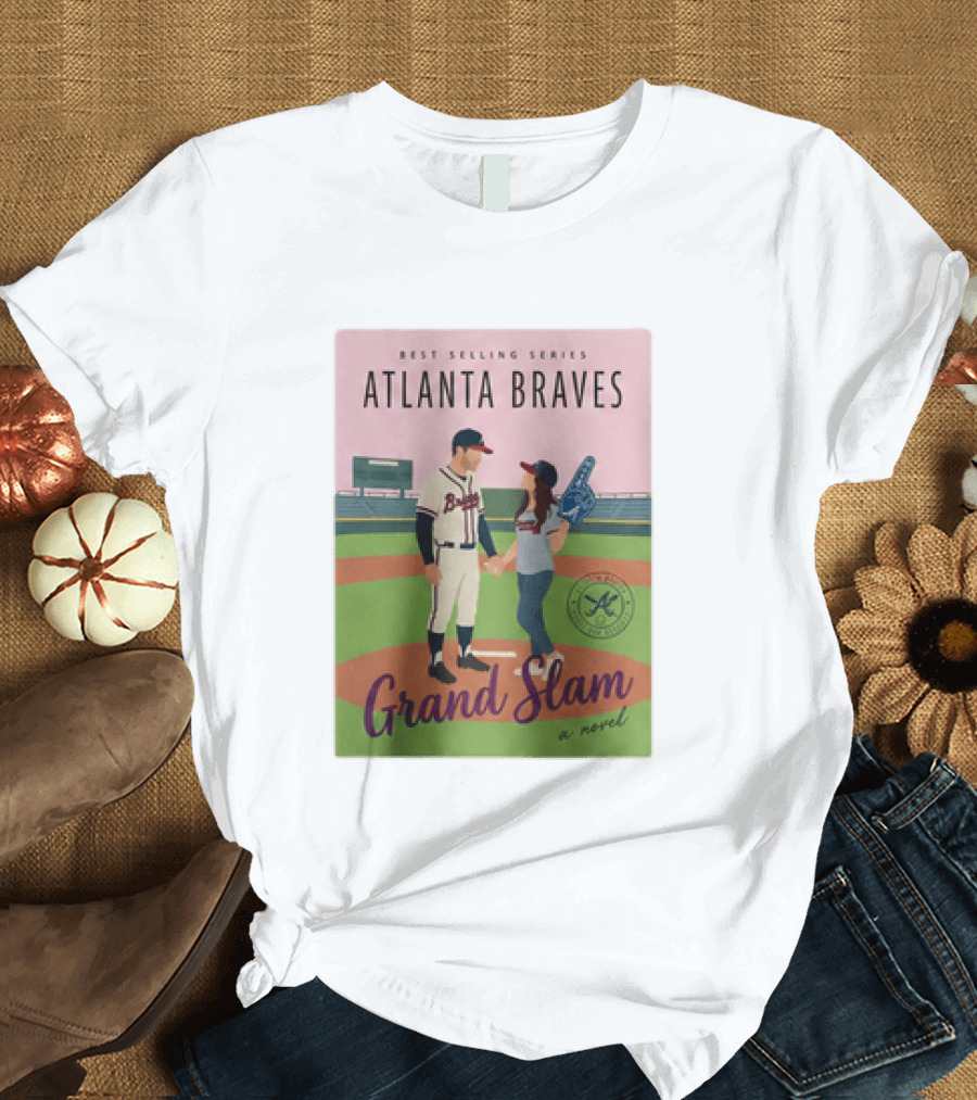 Atlanta Braves Best Selling Series Grand Slam Novel 2026 Giveaway T-Shirt