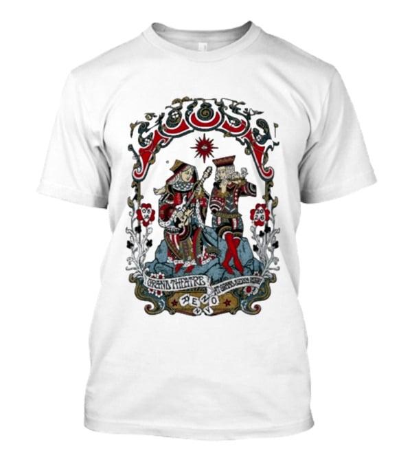 Goose Grand Theatre Reno August 16 2026 Playing Card Kings T-Shirt