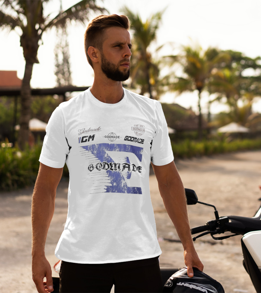 Godmade GM Worldwide Riches Premium Streetwear Distressed T-Shirt