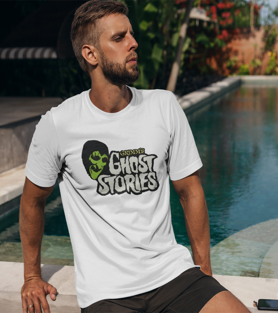 Grimm's Ghost Stories Spooky Horror Green Face T-Shirt