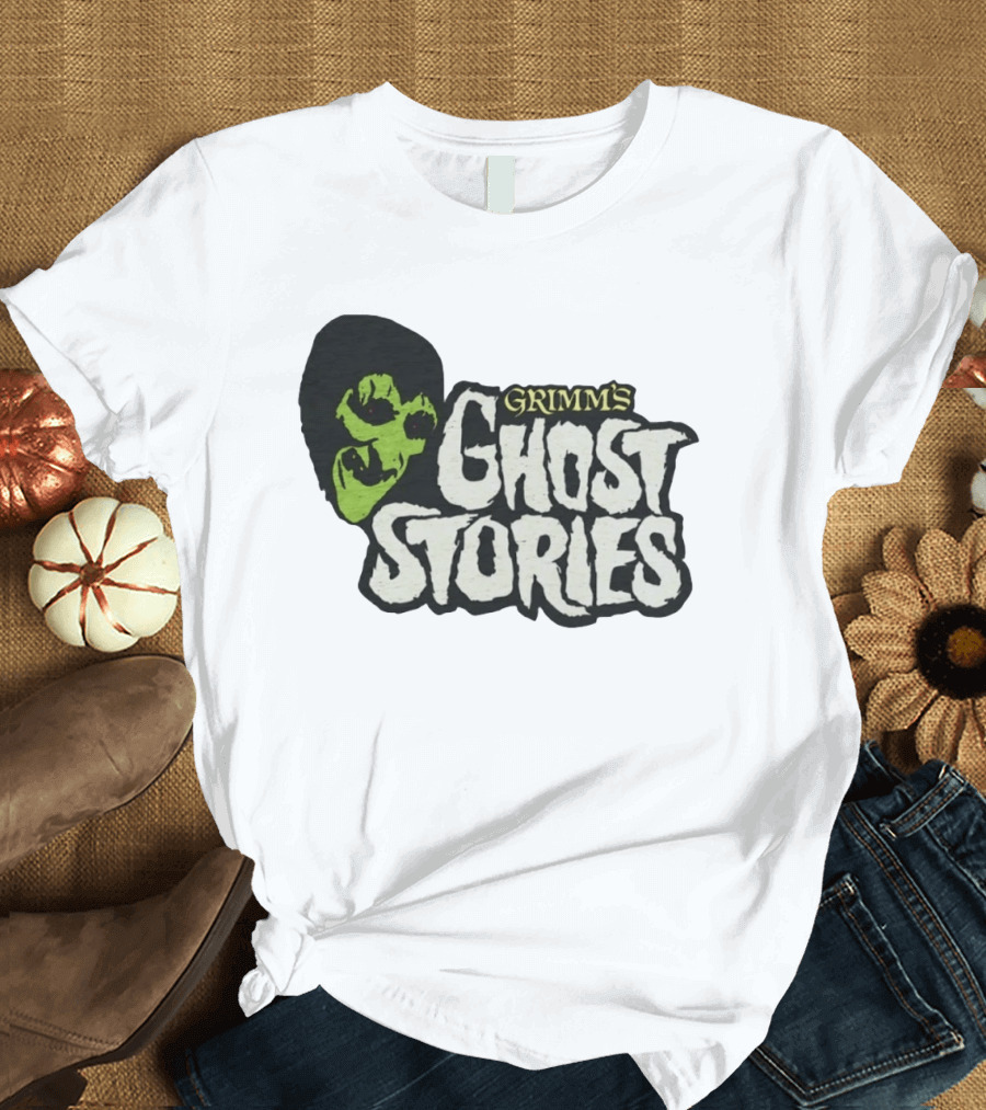 Grimm's Ghost Stories Spooky Horror Green Face T-Shirt