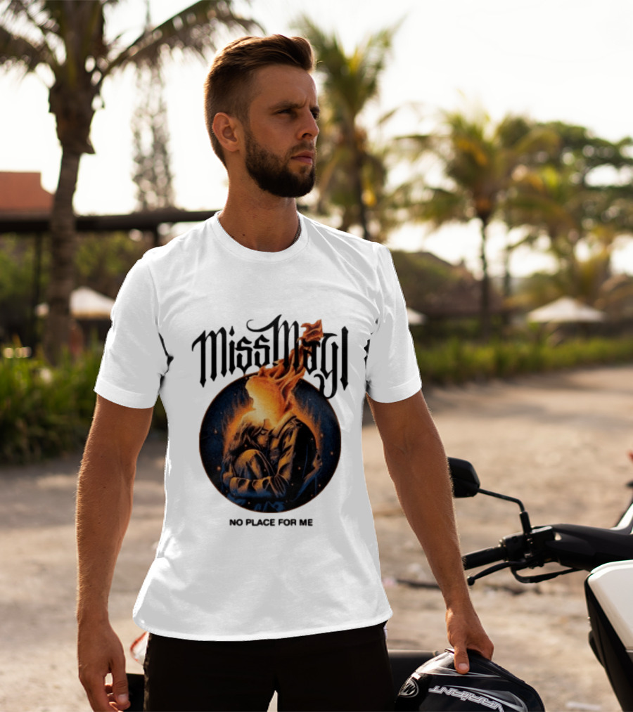 Miss May I No Place For Me Solid State Records Store White Black Ringer T-Shirt