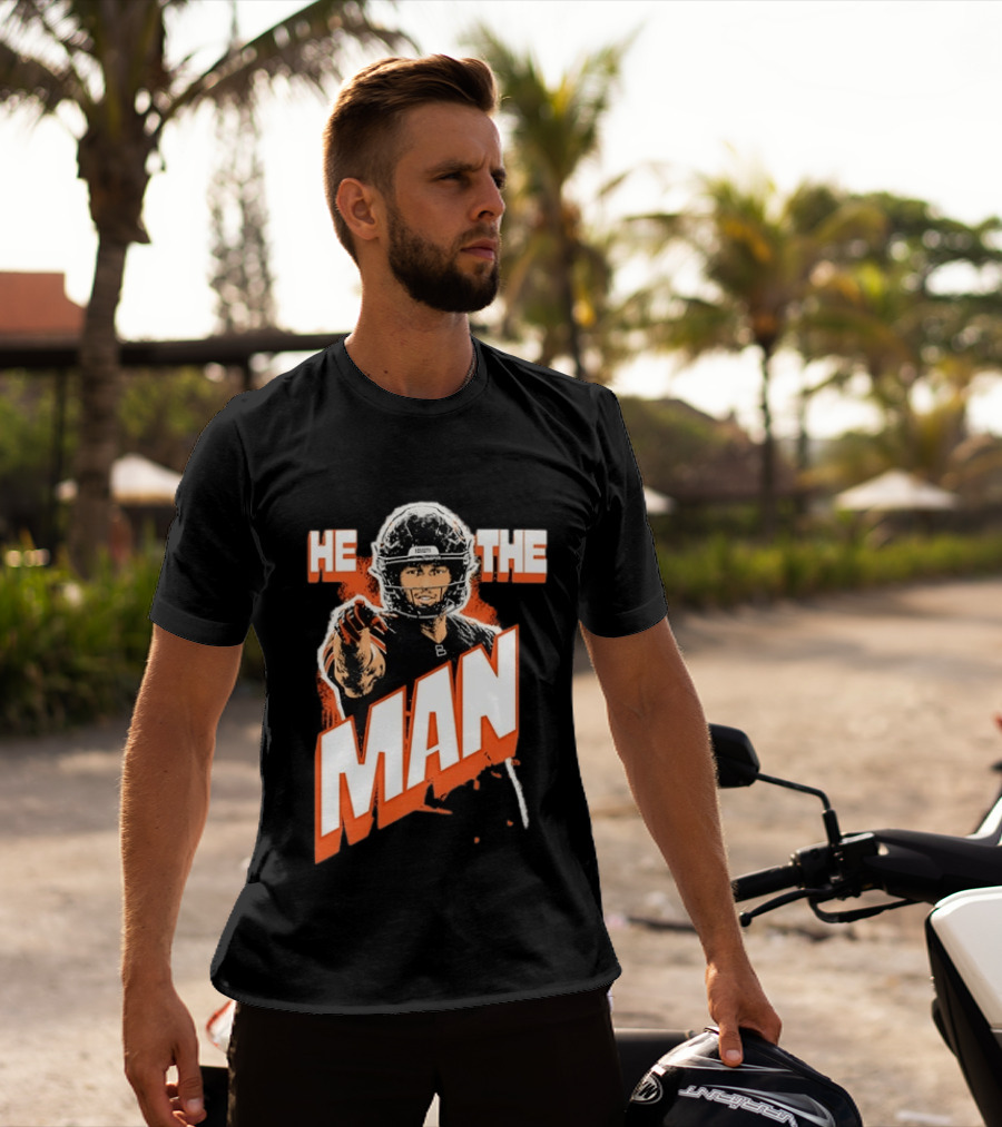 Caleb Williams He The Man Chicago Bears Fan T-Shirt