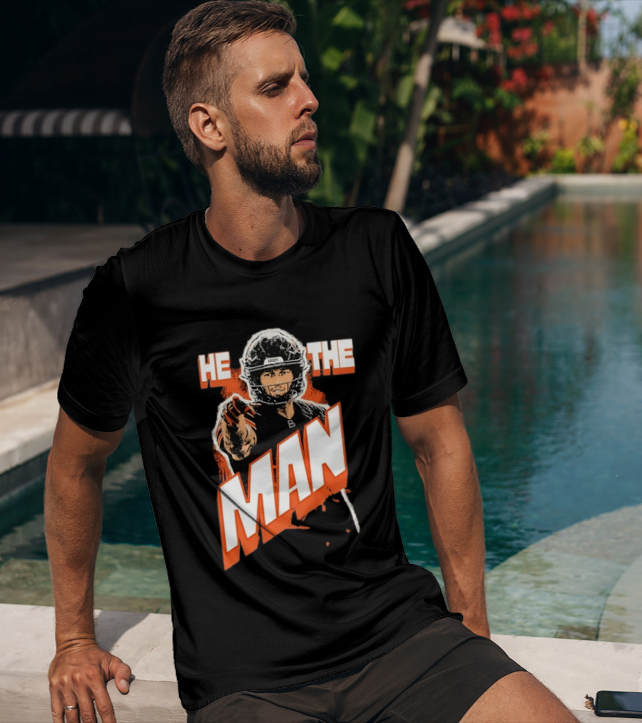 Caleb Williams He The Man Chicago Bears Fan T-Shirt