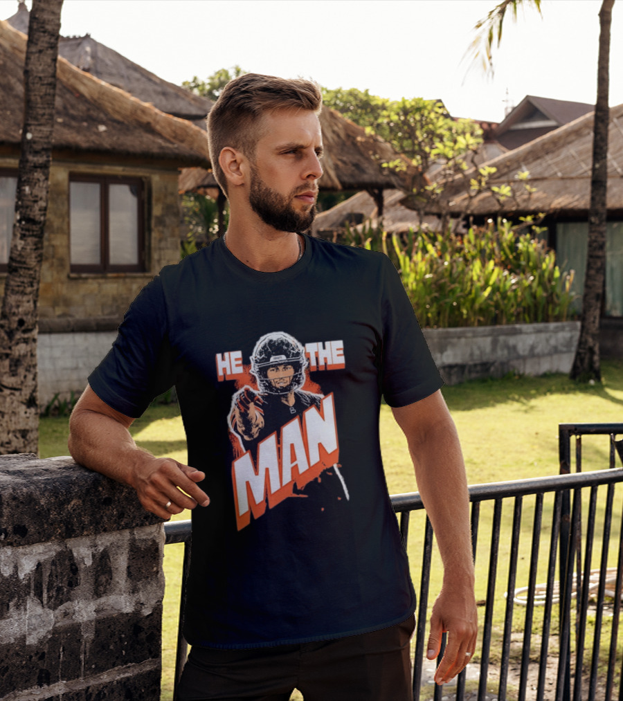 Caleb Williams He The Man Chicago Bears Fan T-Shirt