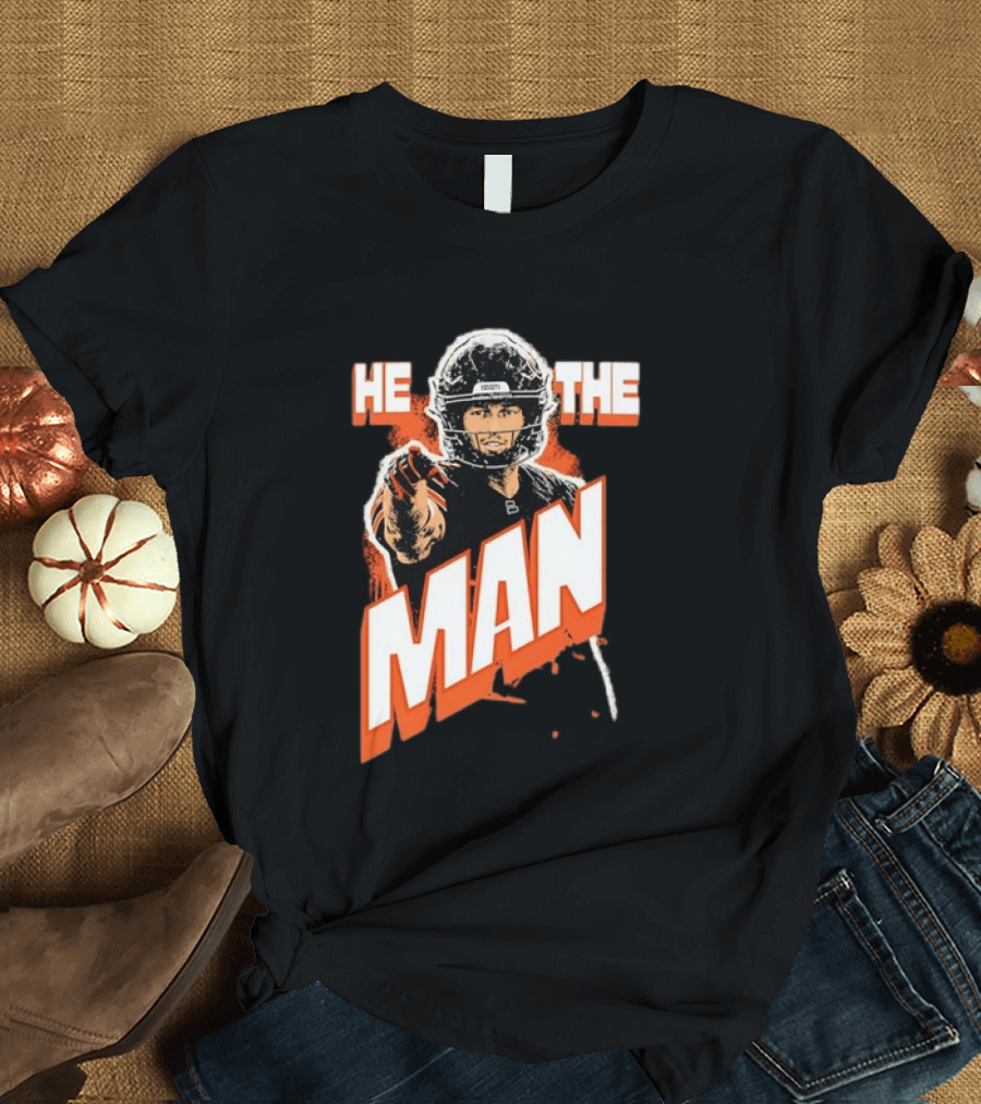 Caleb Williams He The Man Chicago Bears Fan T-Shirt