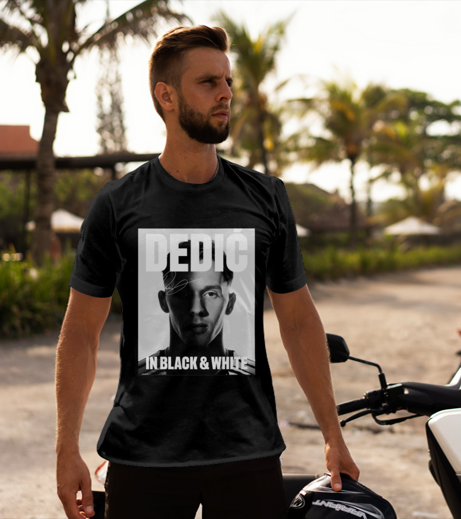 Dedić In Black & White Monochrome T-Shirt