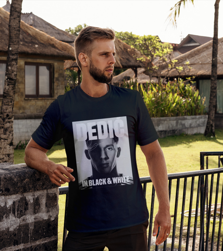 Dedić In Black & White Monochrome T-Shirt