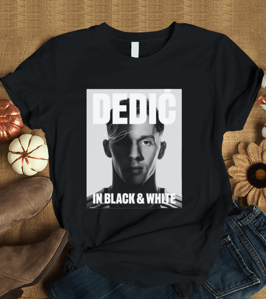 Dedić In Black & White Monochrome T-Shirt