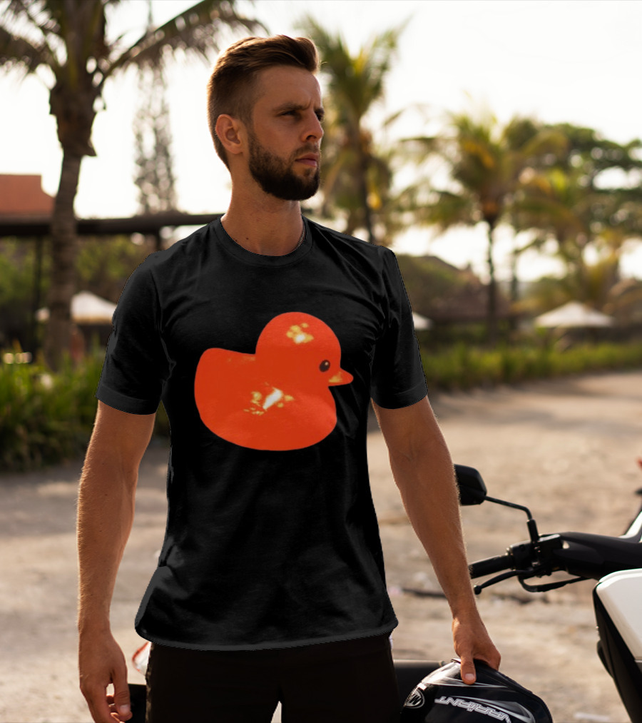 Malcolm Todd Store Bright Orange Duck T-Shirt