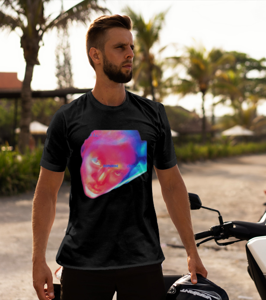 Fontaines D.C. Dopamine Chamber Album Cover Art Face T-Shirt
